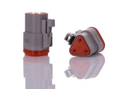 DT06-3S, Deutsch DT  Automotive, Kfz-Steckverbinder, Stecker, 3-polig