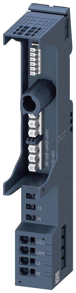 3RK1908-0AP00-0CP0, Base-Unit ET 200SP für Motorstarter mit Einspeisung 500V