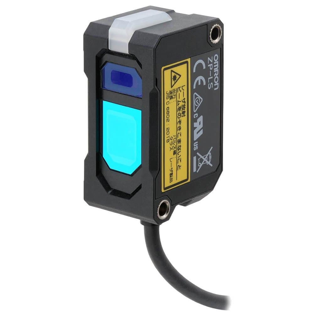 ZP-LS600L 2M, Laserwegsensor, Sensorkopf, diffus, Erfassungsbereich 600 mm±400 mm, Auflösung 14 µm, Linienstrahl, Klasse 2, 2 m vorverdrahtet