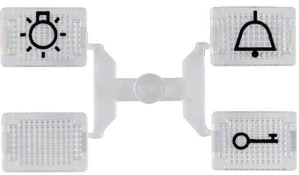 9026783508SP, Linsen, klar bedr. m. Li, Kl, Tür, blank