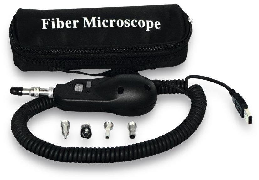 WX_FX_INSP_KIT, Glasfasermikroskop zur Inspektion der Steckerendflächen