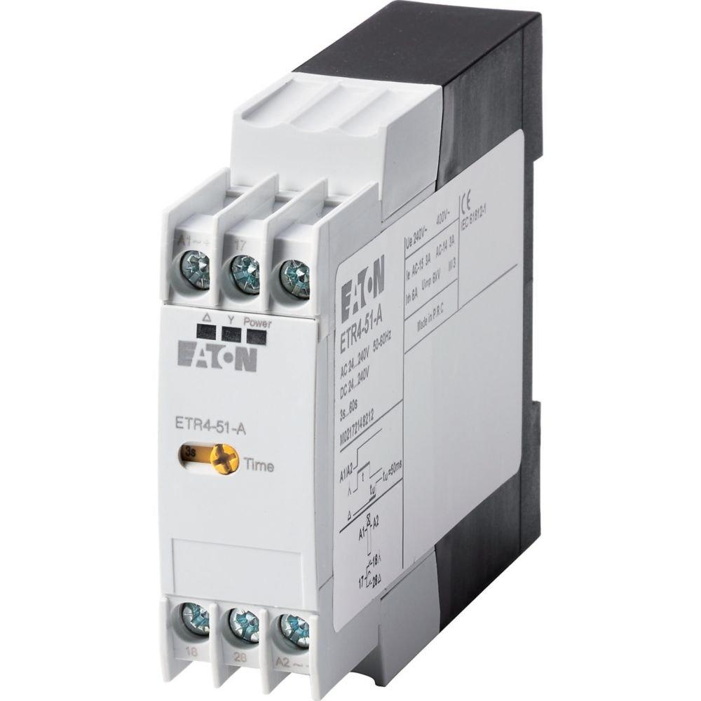 ETR4-51-A, Zeitrelais, Stern-Dreieck, 50 ms, 1W, 3-60s, 24-240VAC/DC