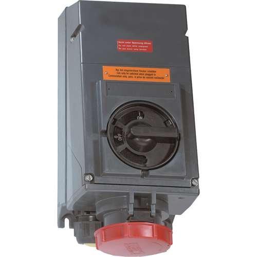 8579/31-406 WA 380-415V,50/60Hz Ta -45°C, Wandsteckdose 63 A explosionsgeschützt