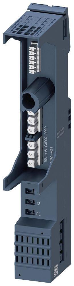 3RK1908-0AP00-0AP0, Base-Unit ET 200SP für Motorstarter mit Einspeisung 24V und 500V