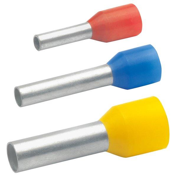 48225, Isolierte Aderendhülsen nach DIN, , 95  mm², Rot, Länge 25mm, Cu, verzinnt