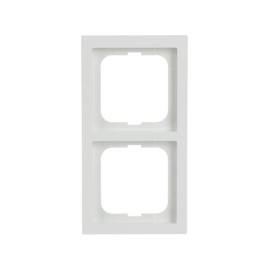 1722-184K, Abdeckrahmen 2-fach studioweiß - future® linear