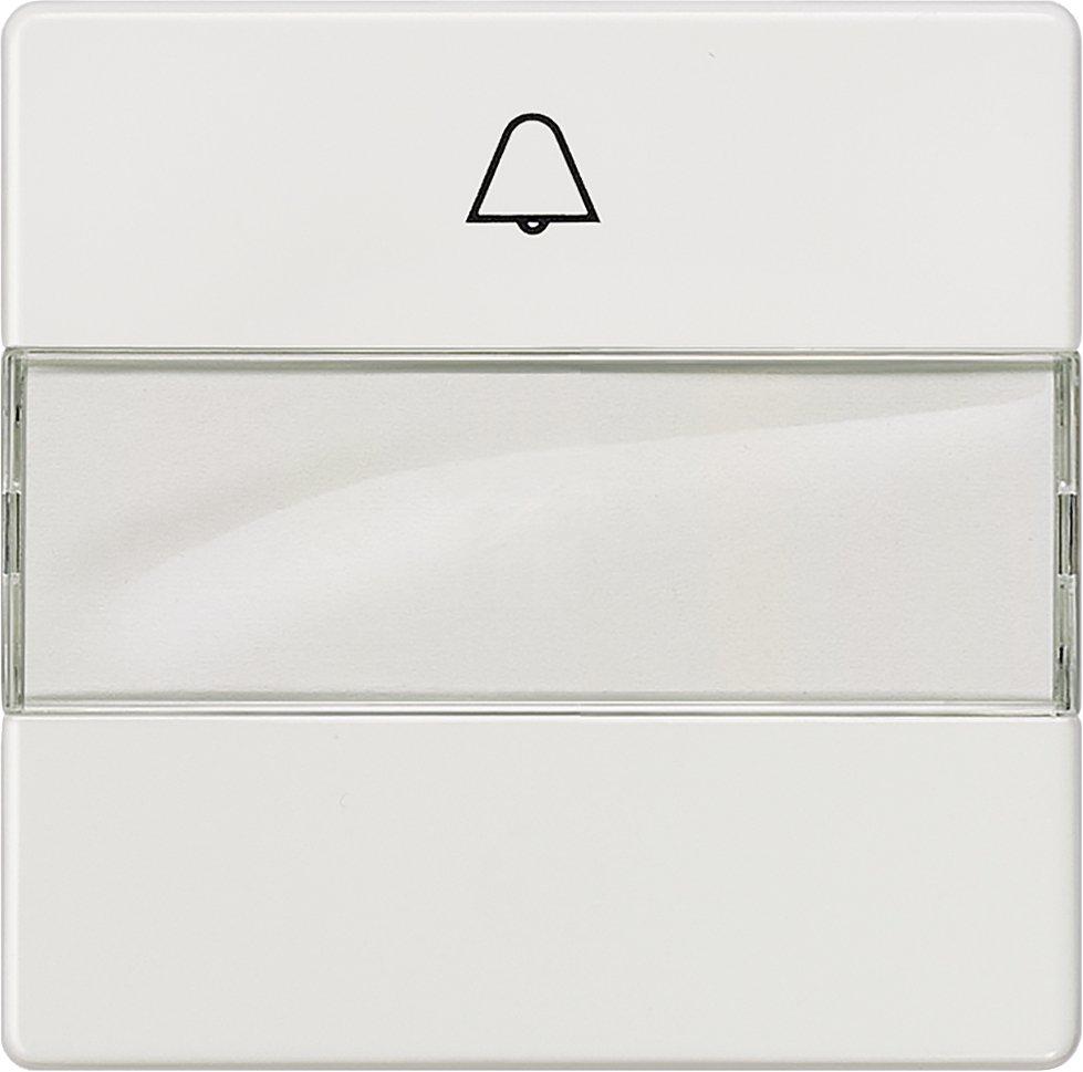 5TG6215, DELTA i-system Wippe mit Glocke und Schriftfeld, titanweiß