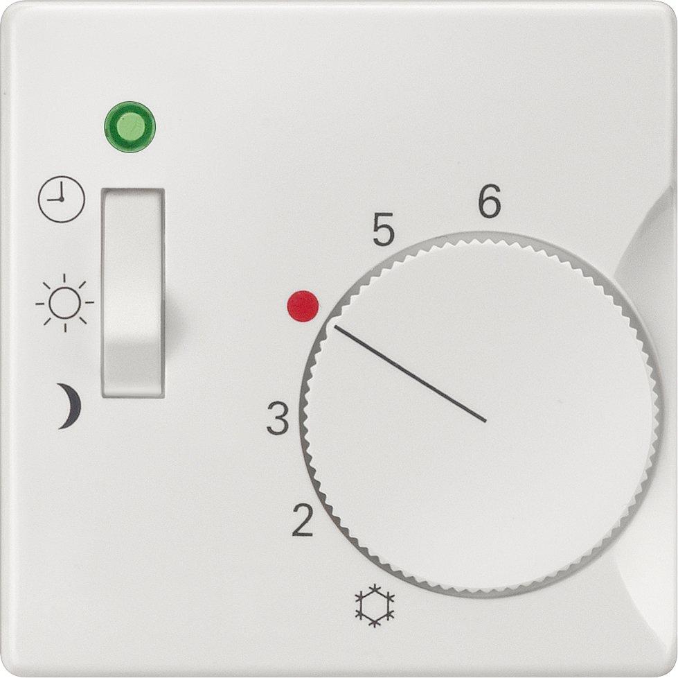 5TC9223, DELTA i-system Abdeckplatte Raumtemperaturregler, 3-Stellungsschalter, titanweiß