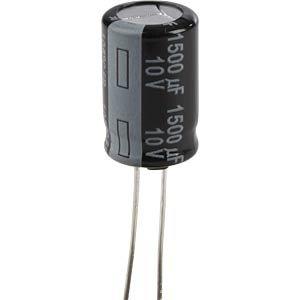 FR-A 1500U 10, Elko radial, 1.500µF, 10V, 105°C, low ESR