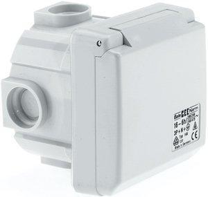 HCUPSD, Unterputz-Steckdose CEE 16A 5p 400V 6h IP44