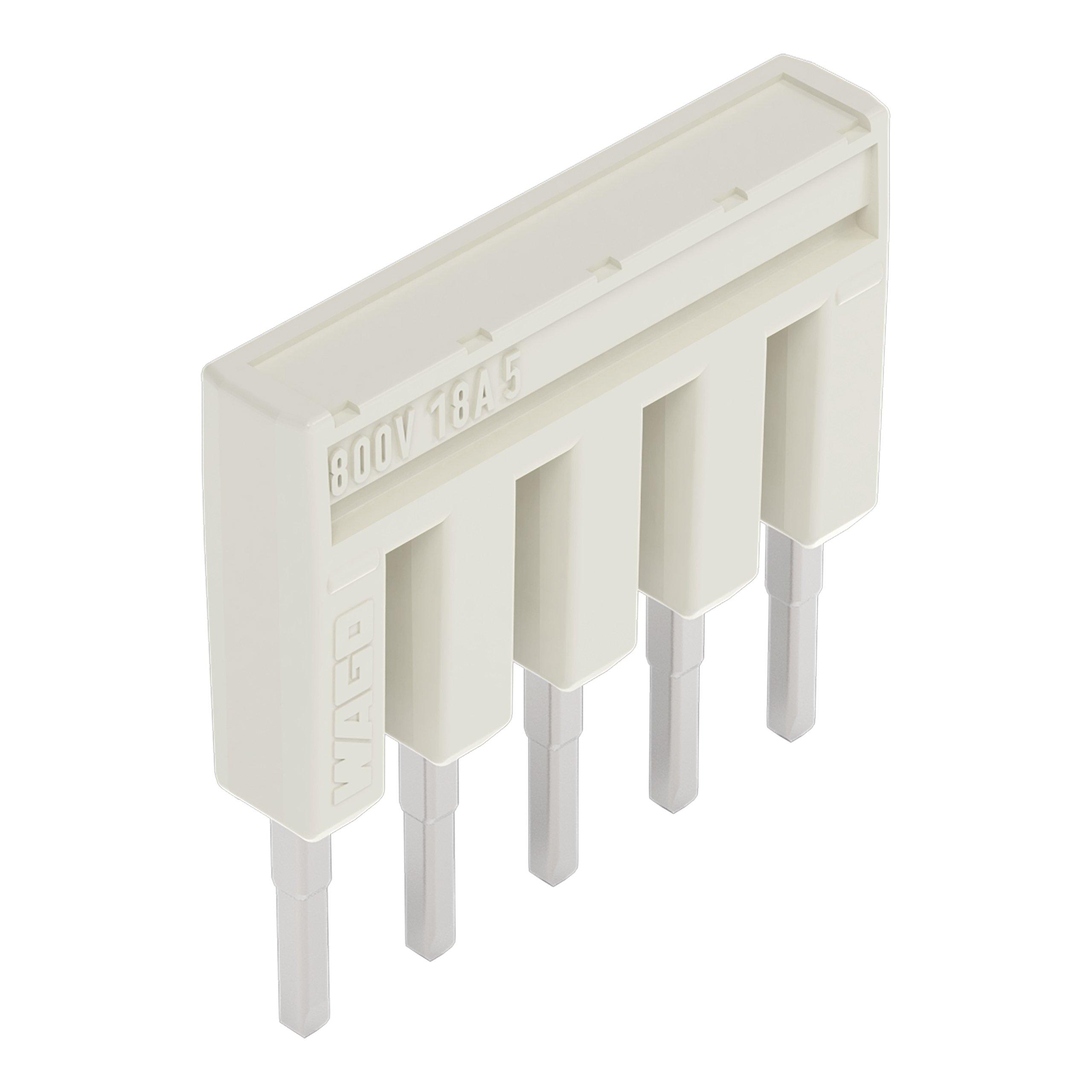 2001-405, Kammbrücker 5-fach Nennstrom 18 A lichtgrau