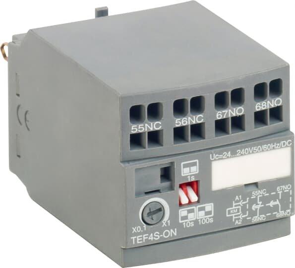 TEF4S-ON, Elektronischer Timer, passend für AF09 ... AF96, einschaltverzögert