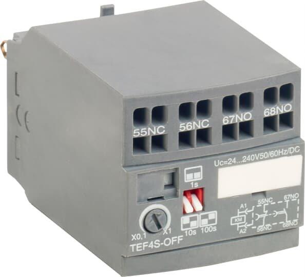 TEF4S-OFF, Elektronischer Timer, passend für AF09 ... AF96, ausschaltverzögert