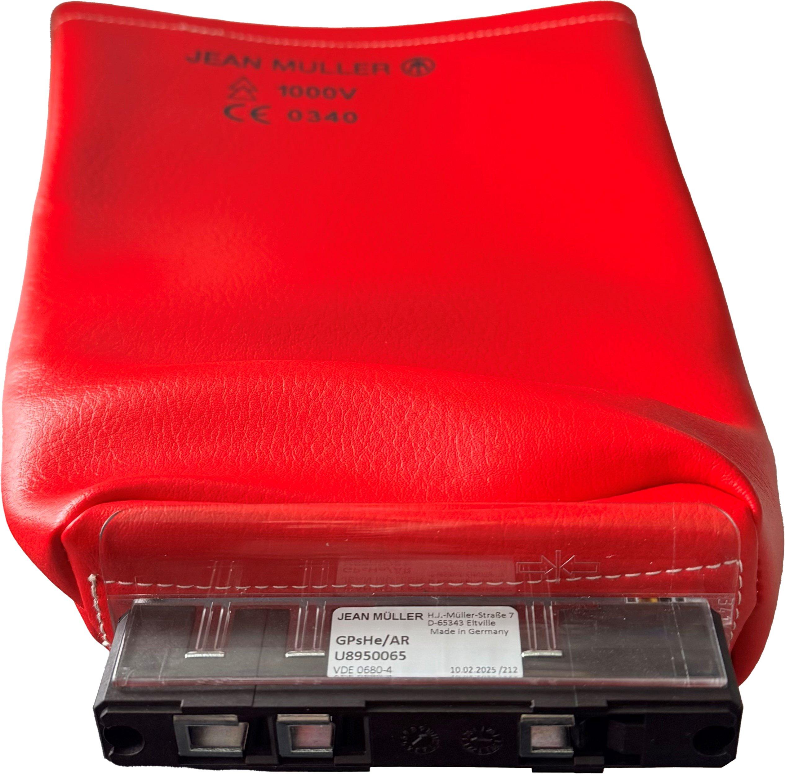 GPsHe/AR, NH-Sicherungsaufsteckgriff mit roter Stulpe GPsHe/AR