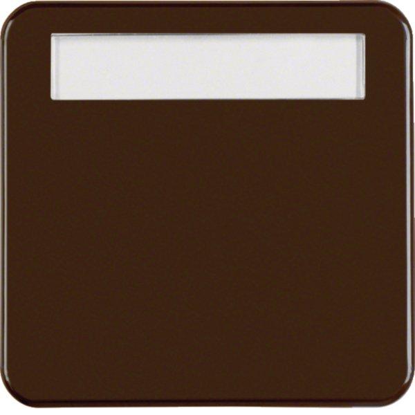 WWW1100BR, Wippe mit Beschrift.feld WGUP IP44 braun
