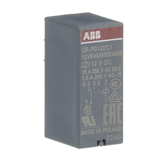 CR-P012DC1, Steckbares Interface-Relais 1We, A1-A2=12VDC, 250V/16A