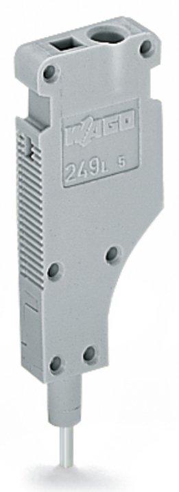 249-142, L-Arretierungsprüfmodul Außenmodul grau