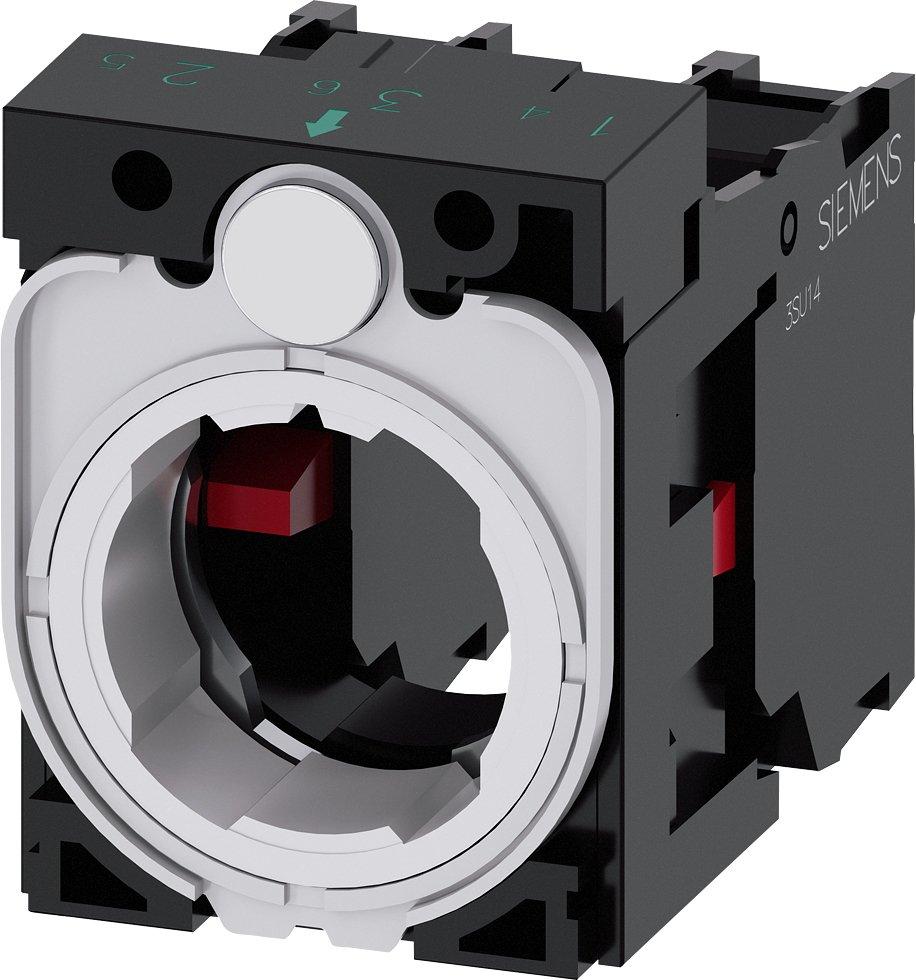 3SU1500-1AA10-1PA0, Halter für 3 Module, Kunststoff, 1Ö, 1Ö, Schraubanschluss