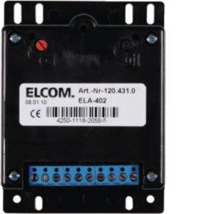 1204310, ELA-402 Türlautsprecher Einbau für Türsprechanlagen mit 1+n Technik, schwarz