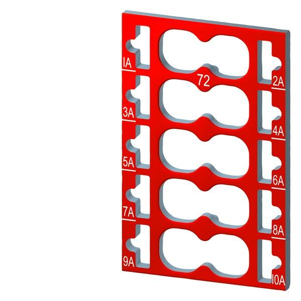 6ES7193-6CP72-2AA0, SIMATIC ET 200SP Farbkennzeichnungsschilder CC72 VPE 10