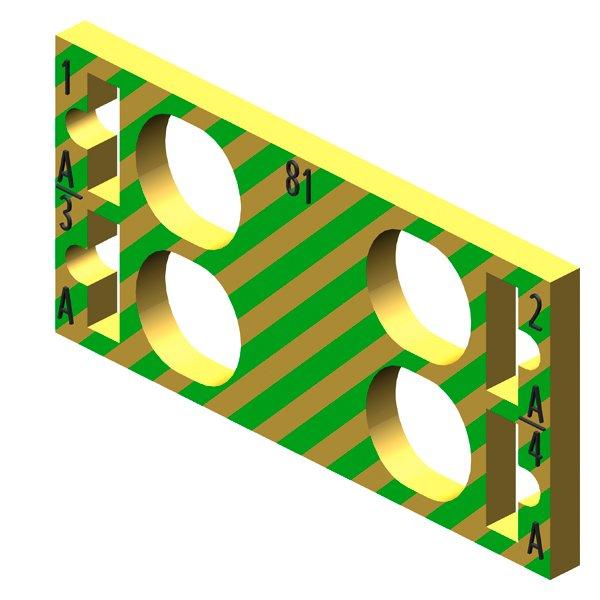 6ES7193-6CP81-2AB0, SIMATIC ET 200SP Farbkennzeichnungsschilder CC81 VPE 10