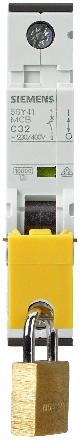 5ST3807, Absperrvorrichtung Griffsperre + Schloss (1 Satz im Polybeutel) für 5SL, 5SV