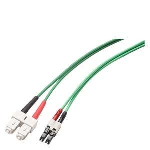 6XV1843-5EH10-0CA0, Fiber Optic Multimode Cord SC/LC, 50/125, 1xSC Duplex- 1xLC Duplex-Stecker, 1m