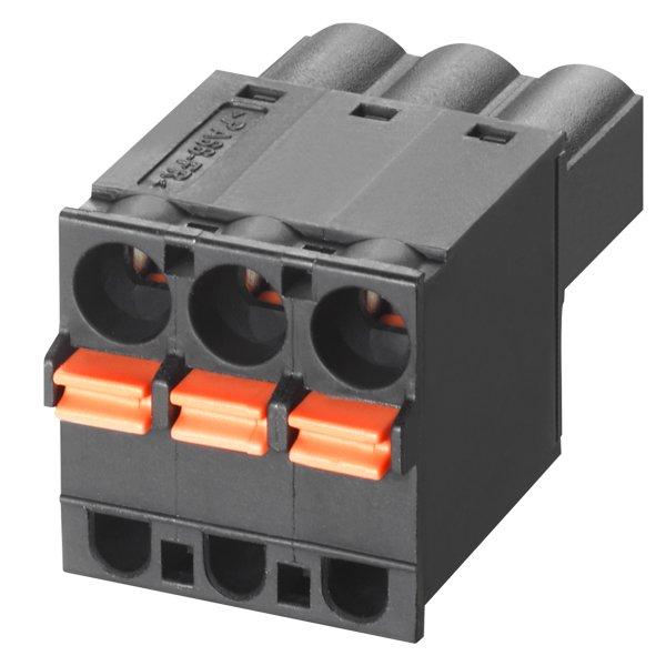 6GK5980-1CB10-0BA5, Push-In-Klemmenblock für SCALANCE XB-000, 3-polig für Spannungsvers., AC/DC 24 V