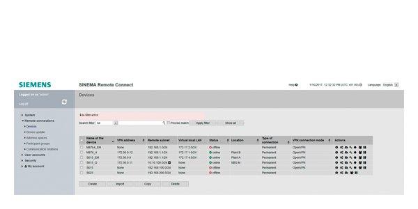 6GK1720-1AH01-0BV0, SINEMA Remote Connect Virtual Appliance V1.0, Basic Software Package