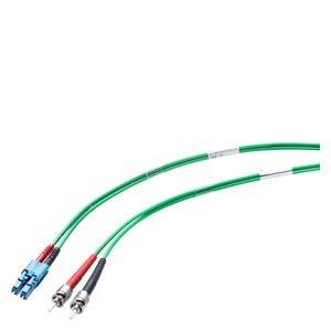 6XV1843-5EH10-0AB0, Fiber Optic Multimode Cord ST/LC, 50/125, 1x LC Duplex- 2x ST-Stecker, 1m