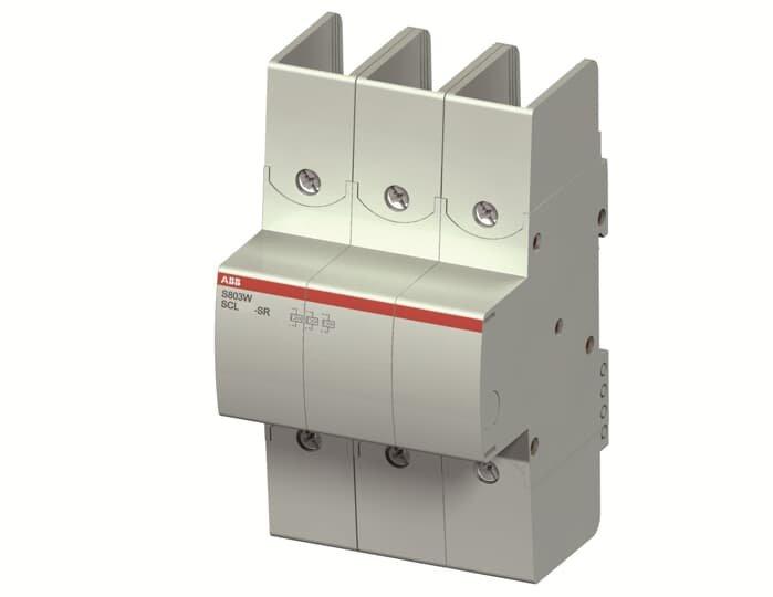 S803W-SCL100-SR, Kurzschlussstrombegrenzer, 3polig, 100A 600V AC, 65kA, UL 508, Uimp=8kV