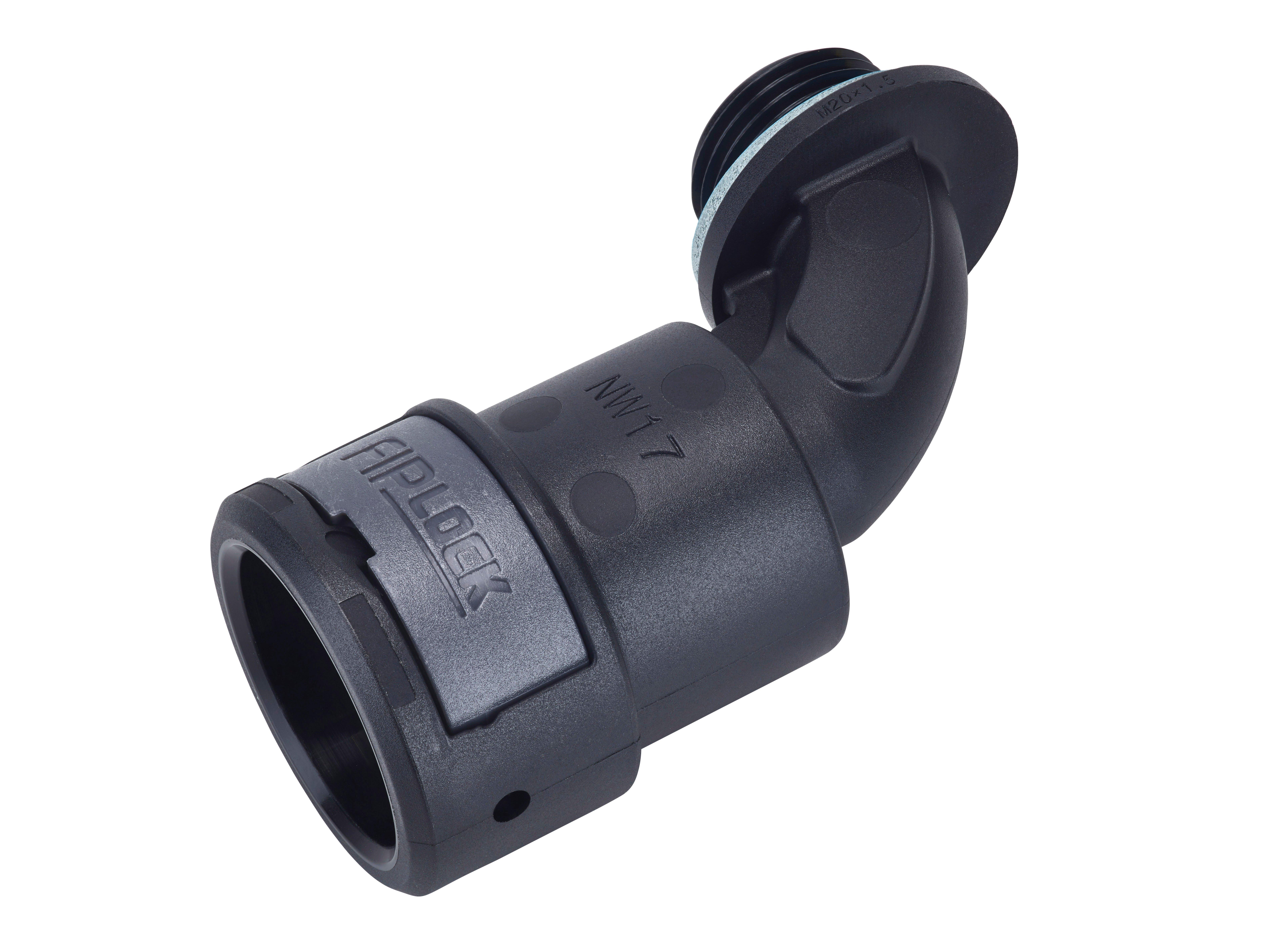 AWPA-10M16PB, AnschlussverschraubungWinkel 90° Ku Gewinde metrisch H0