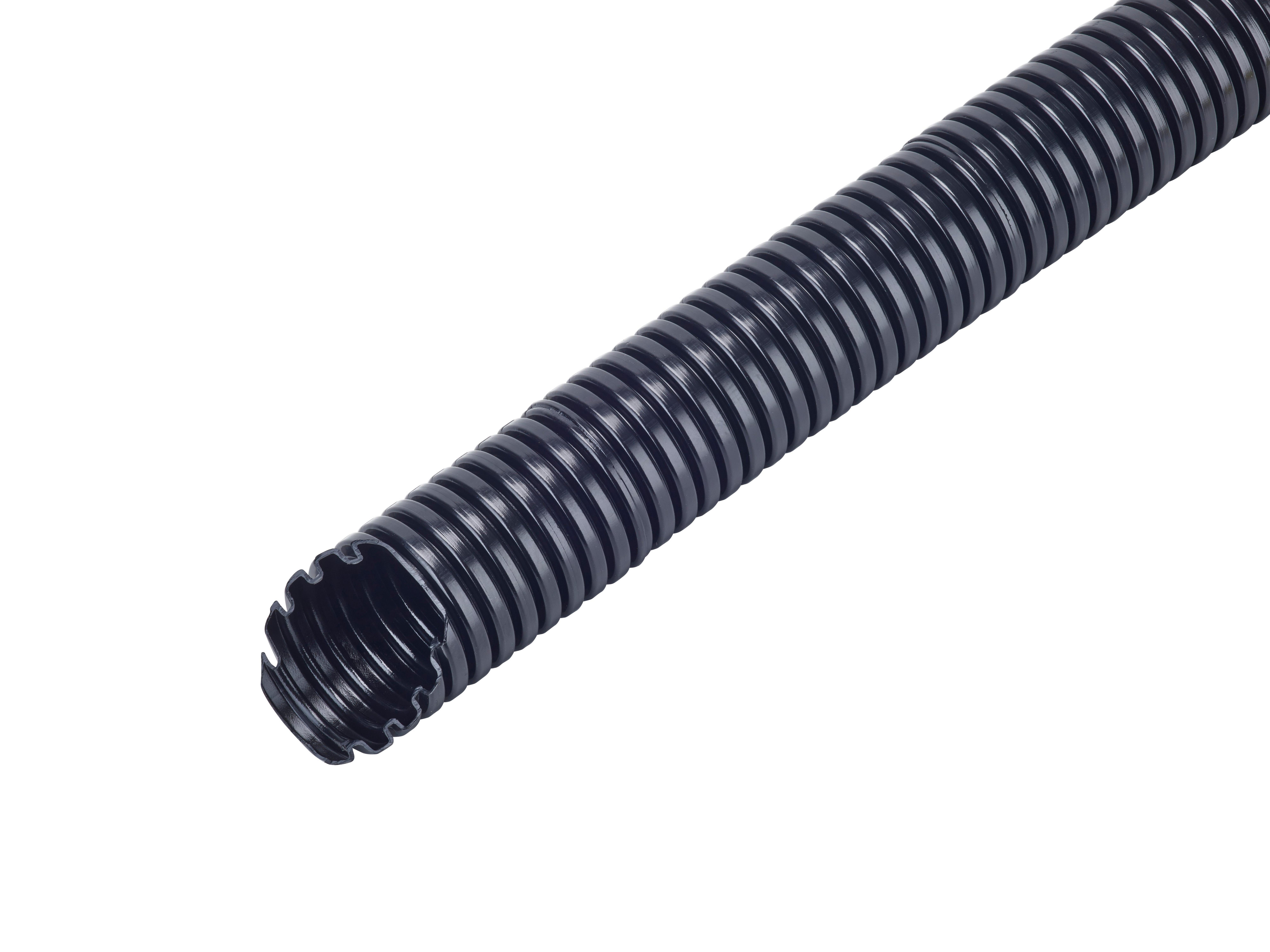 FPANF-17B.50, Kunststoff Wellrohrflexibel Feinprofil schwarz H0
