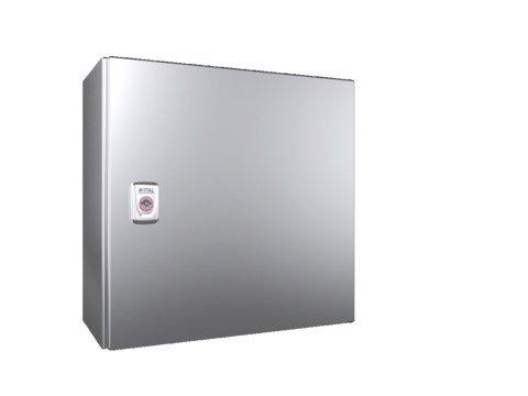 AX 1006.000, Kompakt-Schaltschrank AX, Edelstahl 1.4301, 1-türig, BHT 380x380x210 mm
