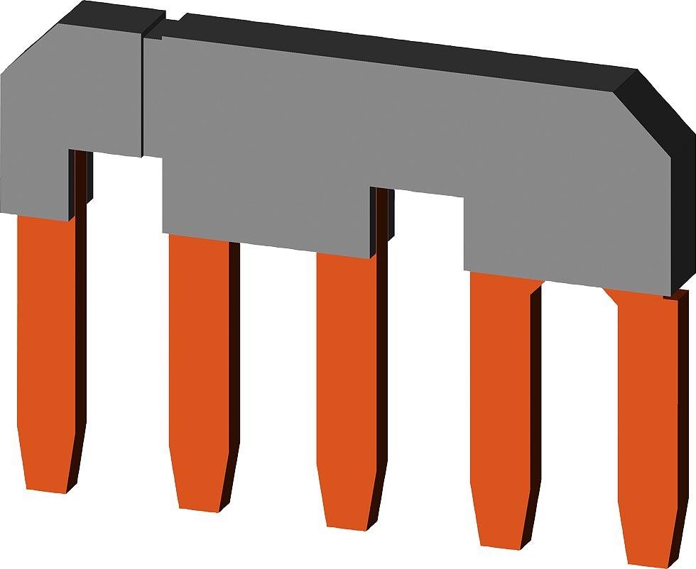 3RT1926-4BA31, Parallelschaltverbindung ohne Anschlussklemme, 3pol. für 3RT102.