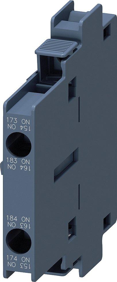 3RH1921-1KA20, Hilfsschalter 2S, DIN EN50005, 10mm, Bgr. S3-S12 für Motorschütze, 2pol.
