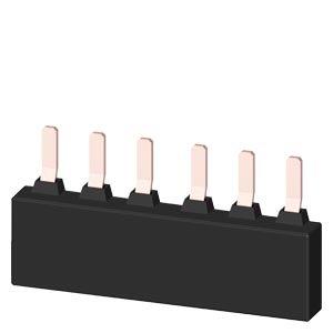 3RV1935-1A, 3Ph.-Sammelschiene für 2 Leistungsschalter S2 Teilungsabstand:55mm