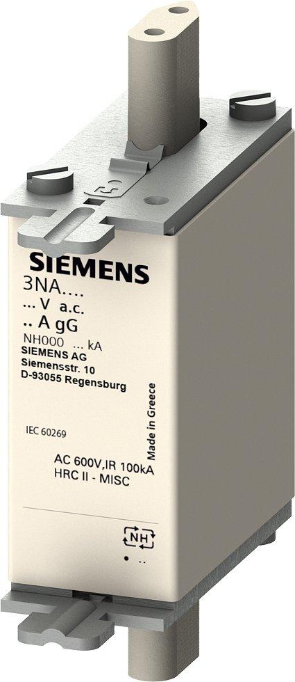 3NA3814-6, NH-Sicherungseinsatz, NH000, In: 35 A, gG, Un AC: 690 V, Un DC: 250 V