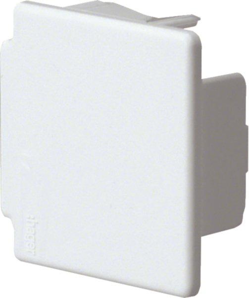 LF4004069016, Endstück zu LF 40x40mm verkehrsweiß