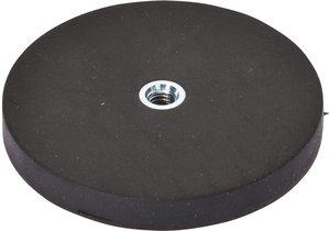 AY000129, Zubehör, Magnet, Ø66mm, Neodym-Eisen-Bor, Innengewinde M6, Gummi