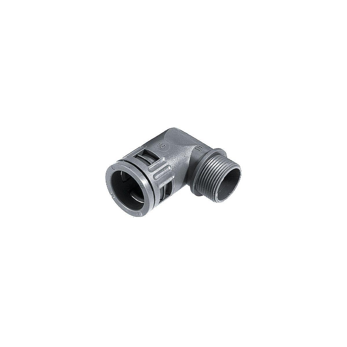 55501160, Winkel-Schlauchverschraubung SILVYN® KLICK 90° M20X1.5/2 GY