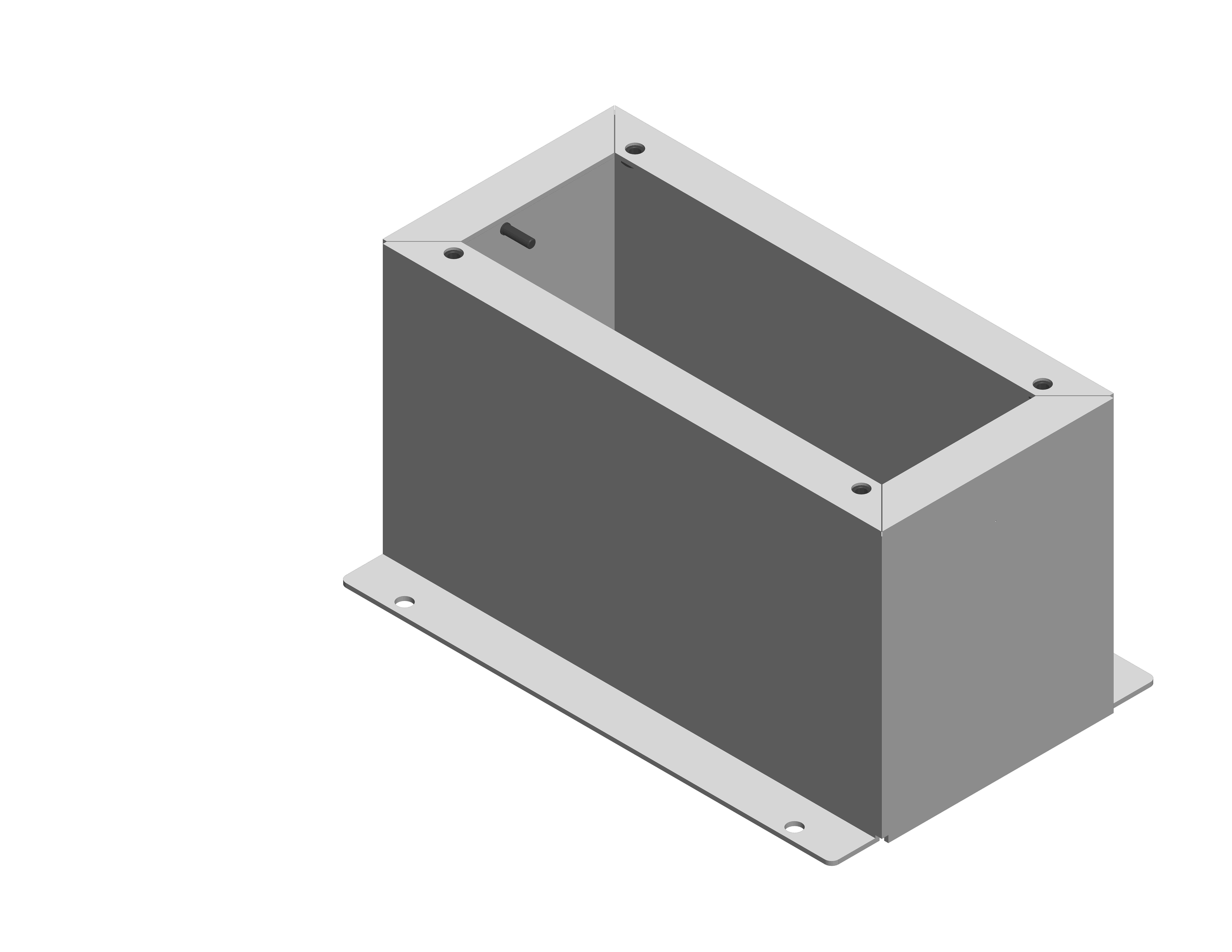 EMC9996, Sockel für Ladesäulen eMC3, Einbausockel 160 mm-EMC9996