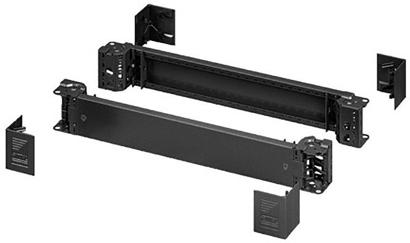 VX 8640.007, VX Sockel-Eckstück mit Blende, vorne/hinten, H: 100 mm, für B: 1200 mm, Preis per VPE, VPE = 2 Stück