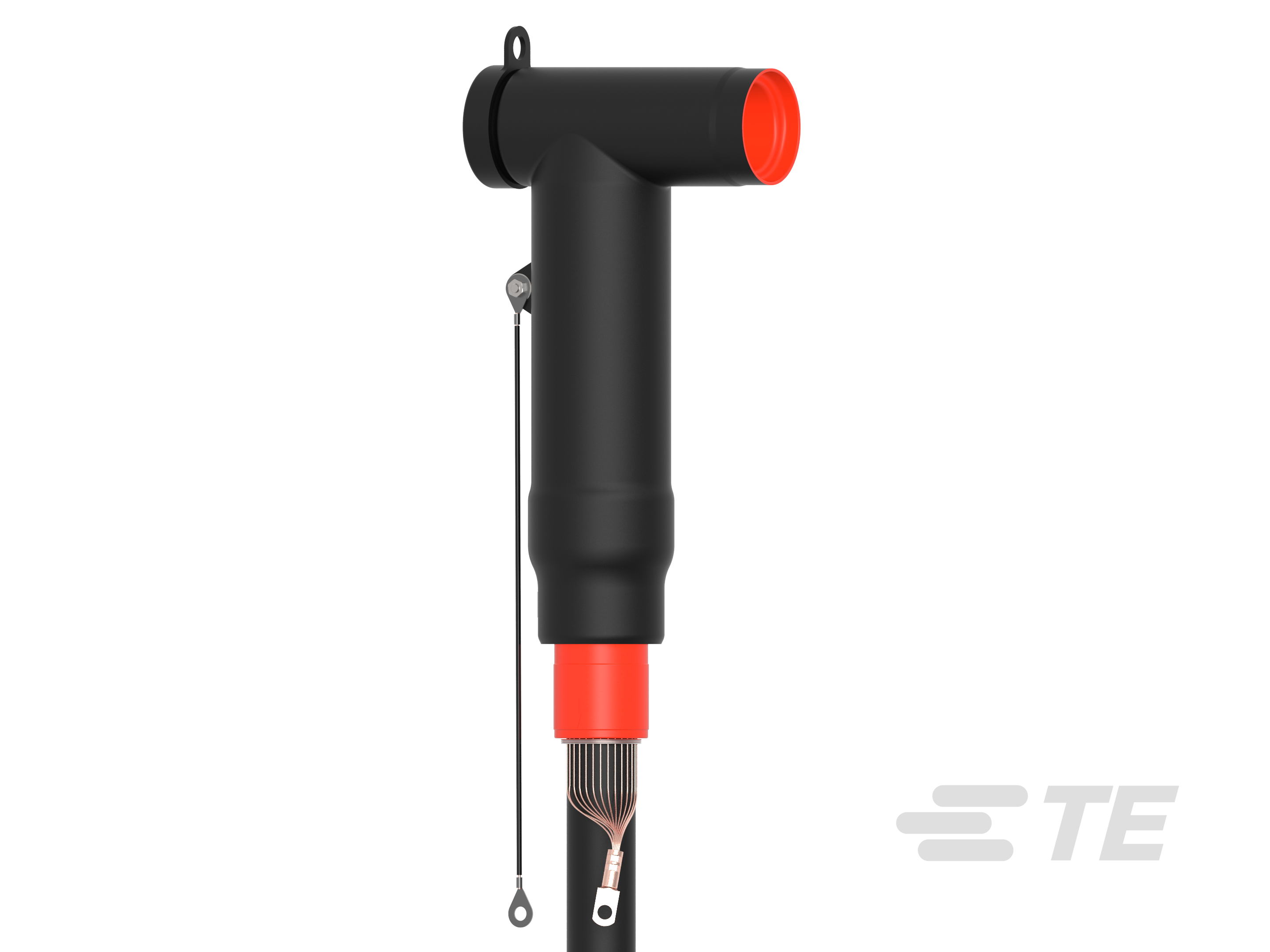 RSTI-3952, T-Stecker, geschirmt, 10kV, 630A, Schraubtechnik, 1L-Kabel, Al&Cu, 500 mm²