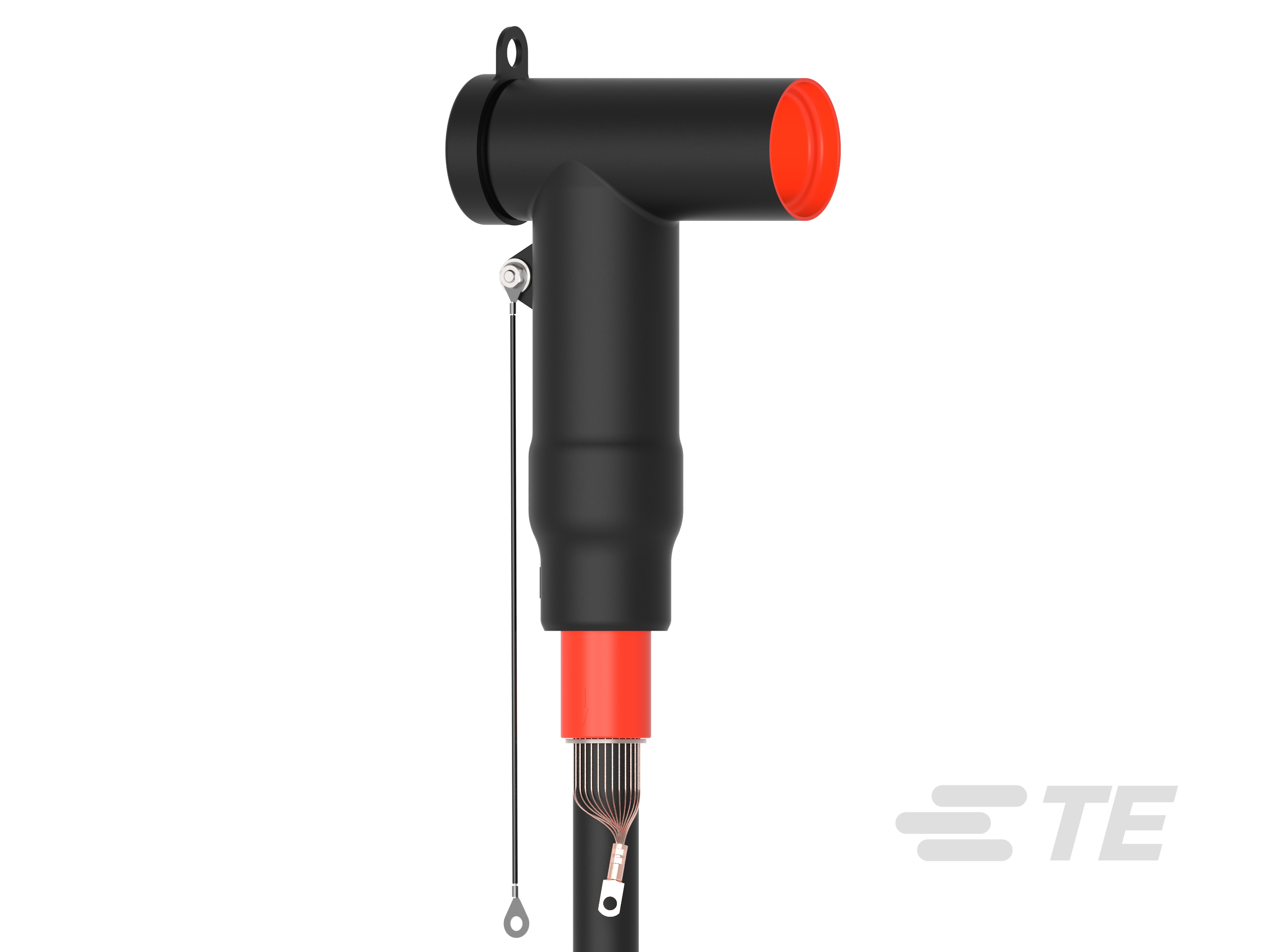 RSTI-6852, T-Stecker, geschirmt, 30kV, 630A, Schraubtechnik, Al & Cu 95-150 mm²