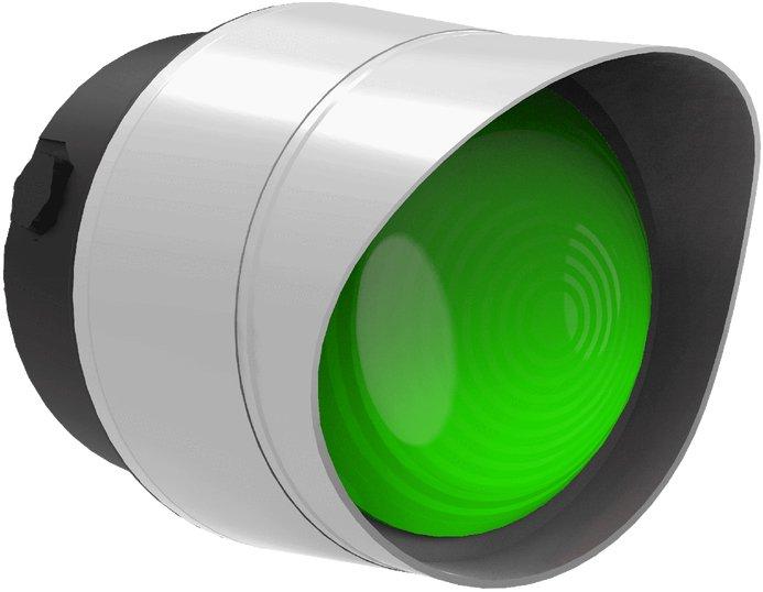 P 450 TLA 12/24 DC GR, LED-Ampelleuchte P450 TLA grün,10-30DC,60cd