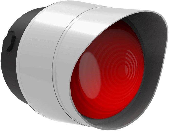 P 450 TLA 12/24 DC RO, LED-Ampelleuchte P450 TLA rot,10-30DC,60cd