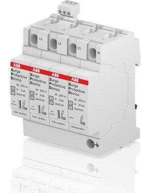 OVR T2-T3 3N 20-275 P TS QS, SPD Typ 2+3 für 230/400 V TT-3Ph. + TN-S 3P+N, Imax 20 kA, In 5kA, Up 0, 9kV,