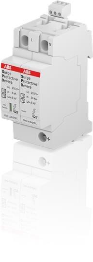 OVR T2-T3 1N 20-275 P TS QS, SPD Typ 2+3 für 230/400V TT-1Phasig 1P+N, Imax 20kA, In 5kA, Up 0, 9kV, TS