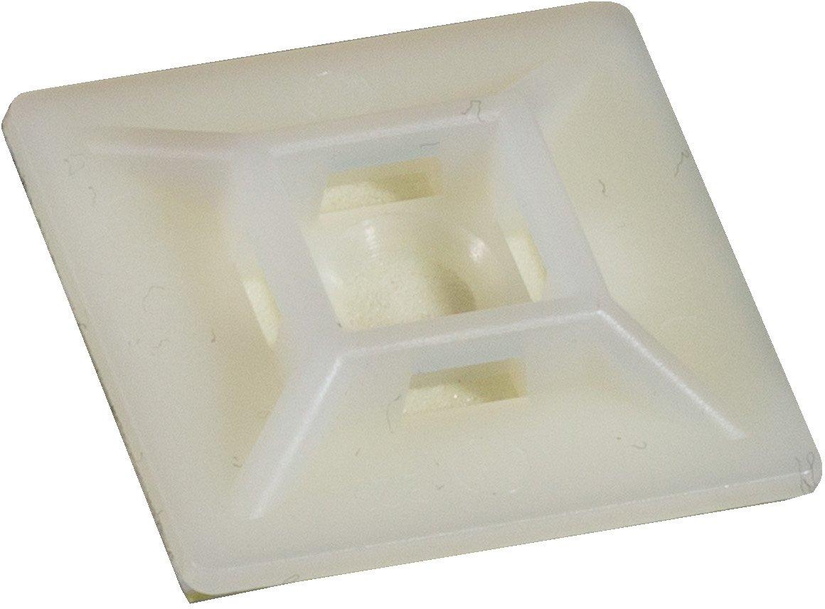 NKABISOK41TR.1, Kabelbindersockel  4,1 transparent